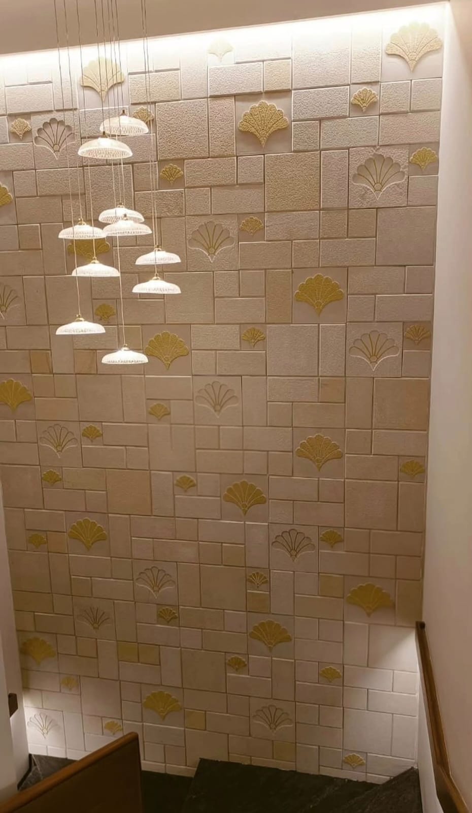 Clover Leaf Design Stone Cladding	